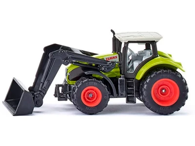 Трактор Siku 1392 Claas Axion с фронтальным погрузчиком