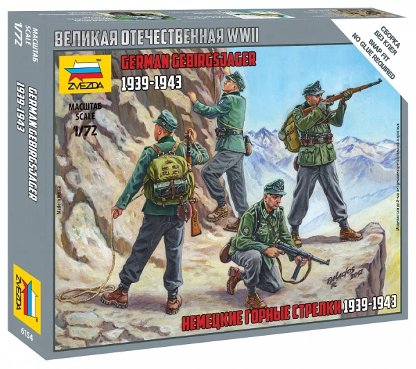Немецкие горные стрелки 1/72