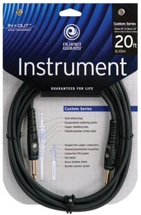 Кабель инструментальный PLANET WAVES PW-G-20 6,10 м