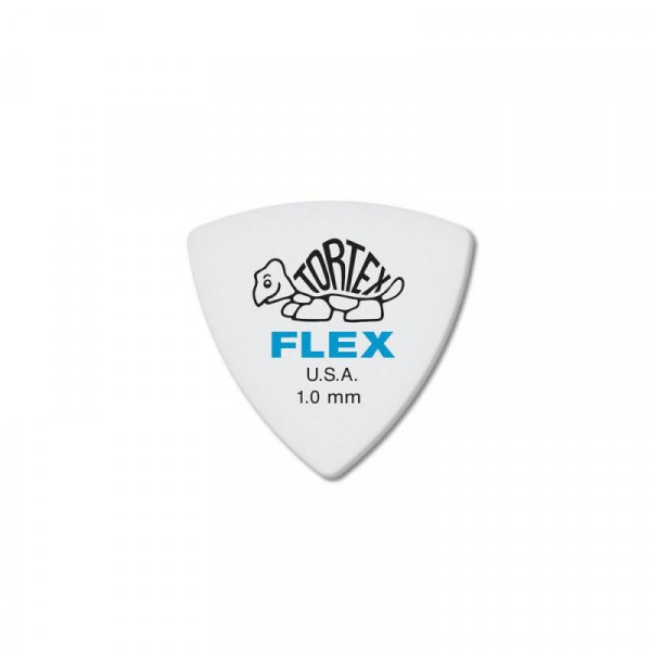 DUNLOP 456P1.0 Tortex Flex Triangle набор медиаторов 1.0 6 шт