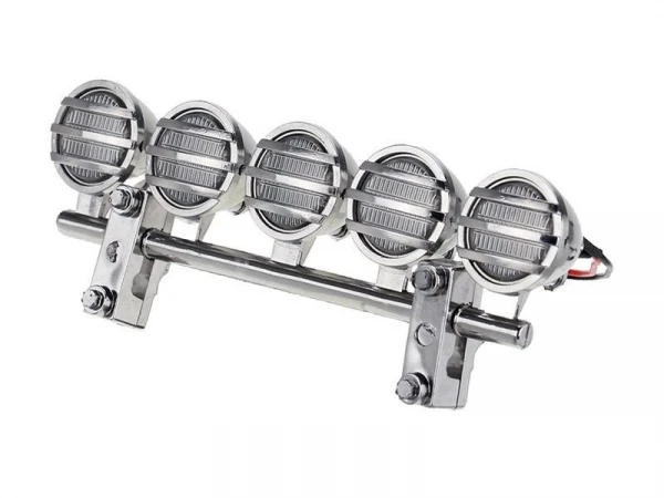 Передние светодиодные прожекторы на кузов для краулеров 1/10, серебристый