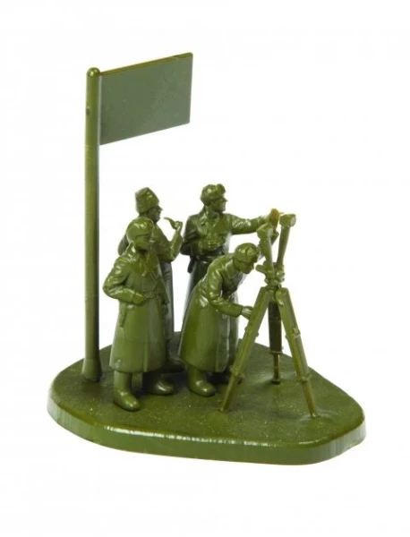 Советский штаб в зимней форме 1/72