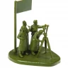 Советский штаб в зимней форме 1/72