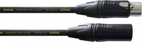 Микрофонный кабель Cordial CRM 10 FM-BLACK