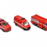 Набор машин Siku 1818RUS Пожарная служба, 3шт, красный