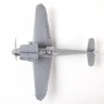 Сборная модель ZVEZDA Немецкий истребитель «Мессершмитт» BF-109 F2, подарочный набор, 1/48