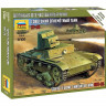 Сборная модель ZVEZDA Советский огнеметный танк Т-26, 1/100