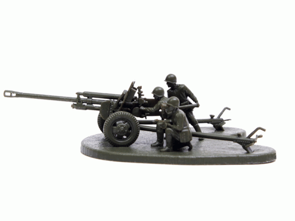 Сборные солдатики ZVEZDA Советская противотанковая пушка ЗИС-3, 1/72