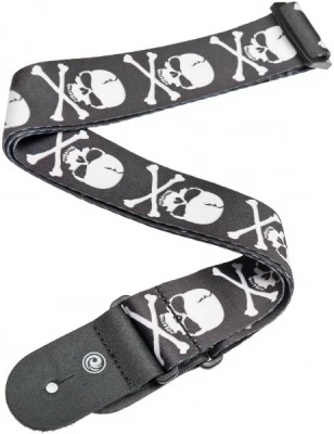 Гитарный ремень PLANET WAVES 50H01 Cross Bone Skull