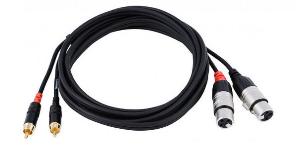 Кабель сдвоенный Cordial CFU 3 FC RCA