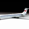 Сборная модель ZVEZDA Советский пассажирский авиалайнер Ил-62М, 1/144