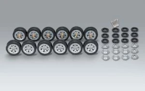 Опорные и поддерживающие катки (металл ) с резиновыми бандажами для Panzer III