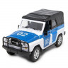 Машина "АВТОПАНОРАМА" УАЗ-469 1/24 в/к 22*12*11 см, защитный-зеленый