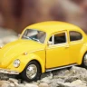 Машина Ideal 1:30-39 Volkswagen Beetle (блест. метал. фиолет.)