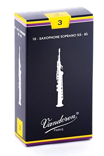 Vandoren SR-203 Traditional № 3 10 шт трости для саксофона сопрано