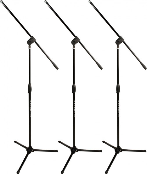 Ultimate MC-40B PRO 3-pack набор из 3 микрофонных стоек- журавль