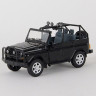 Машина "АВТОПАНОРАМА" УАЗ-469 1/24 в/к 22*12*11 см, черная