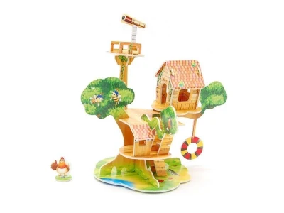 3D пазл из пенокартона ДОМИК НА ДЕРЕВЕ (МИНИ СЕРИЯ)