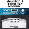 Aquarian SNARESTRIP ST4 наклейки для пластика для барабана