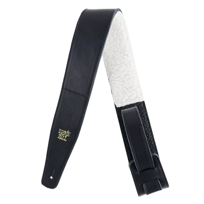 Ernie Ball 4137 ремень гитарный итальянская кожа с исскуственным мехом