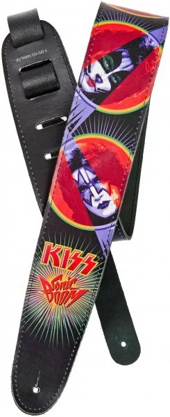 Кожаный гитарный ремень PLANET WAVES 25LK07 KISS Sonic Boom