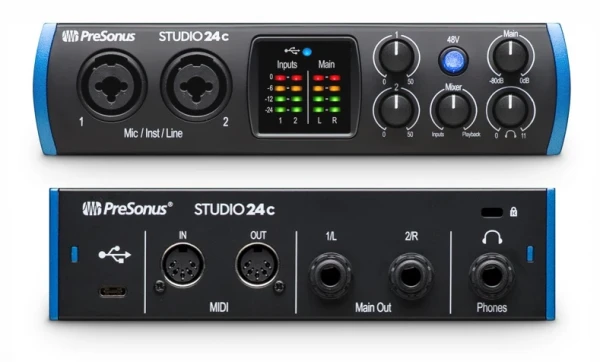 Аудиоинтерфейс PreSonus Studio 24C