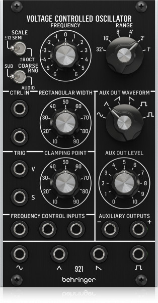 Модуль Behringer 921 VOLTAGE CONTROLLED OSCILLATOR аналоговый VCO