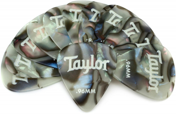 TAYLOR 80736 CELLULOID 351 PICKS ABALONE медиатор жёсткий толщина 0.96 мм