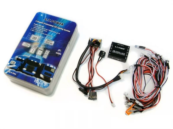Система освещения 4-канальная светодиодная G.T.Power с блоком управления