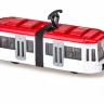 Трамвай Siku 1011 1/87, 8.5 см, белый/красный