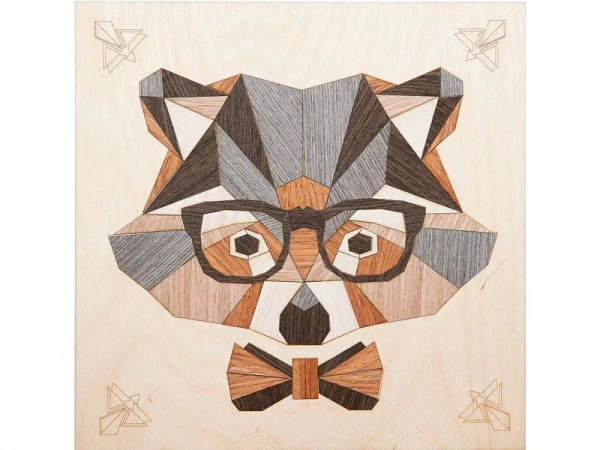 МАРКЕТРИ Картина на дереве 20Х20 МИСТЕР ЕНОТ