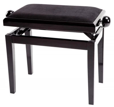 Банкетка для пианино GEWA Deluxe Black High Gloss черная, глянцевая