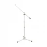 ONSTAGE MS7801W микрофонная стойка-журавль, тренога, регулируемая высота, цвет белый