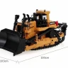 Металлический бульдозер HUI NA TOYS 1/50