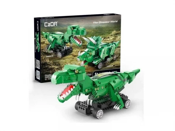 Радиоуправляемый конструктор CADA Мир динозавров T-Rex, 343 детали