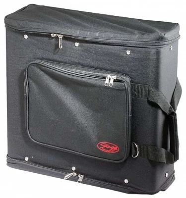 STAGG RB-3U - мягкий футляр RACK 19", 3U, черный нейлон, фанерный каркас, внешний карман