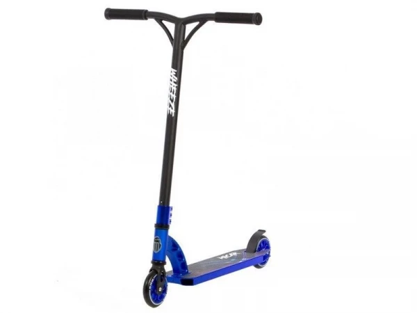 Самокат двухколесный трюковой WHEEZE (синий)
