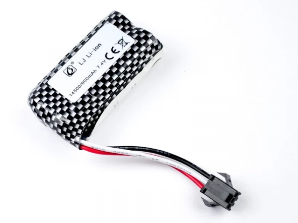 Аккумулятор Li-Po 600mAh, 7.4V SM-3P для Huina 1567