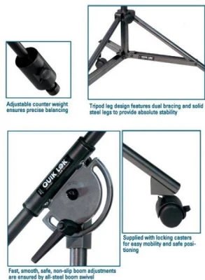 QUIK LOK A50 студийная микрофонная стойка журавль