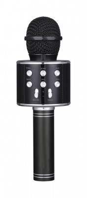 Беспроводной микрофон FunAudio G-800 Black поддержка файлов: MP3 WMA, рабочее время 5-8 часов черный