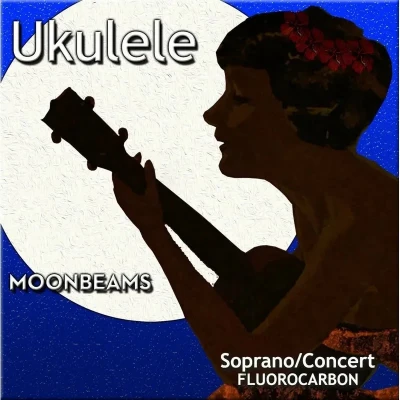 Струны для укулеле-концерт, сопрано DR UFSC - MOONBEAM флюорокарбон