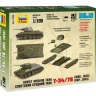 Сборная модель ZVEZDA Советский танк Т-34/76 1943г., 1/100