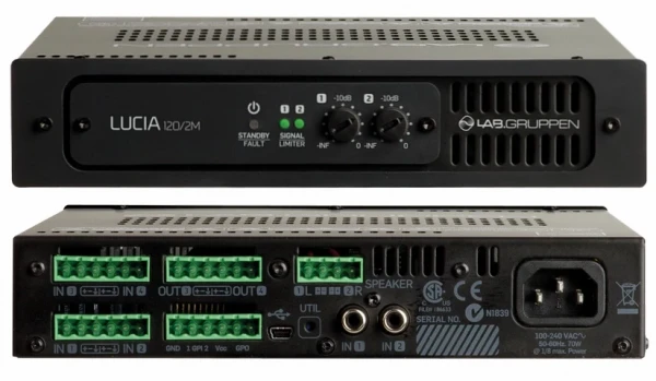 Усилитель мощности Lab.gruppen Lucia 120/2M 2-канальный
