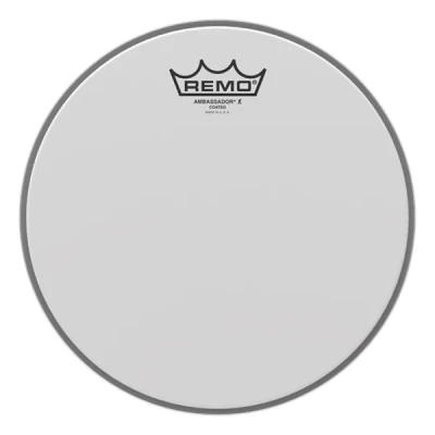 REMO AX-0110-00 AMBASSADOR® X, Coated, 10' Diameter однослойный матовый пластик