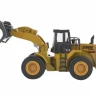 Металлический фронтальный погрузчик бревен HUI NA TOYS 1/40