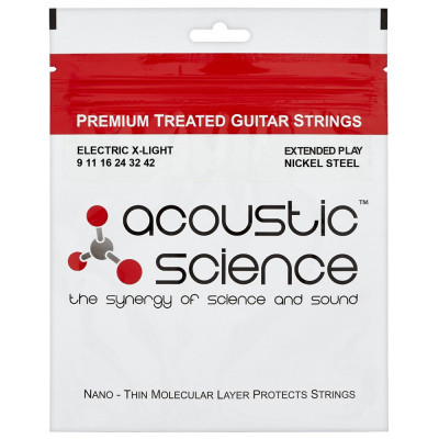 Струны для электрогитар ACOUSTIC SCIENCE NICKEL 9-42