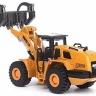 Металлический фронтальный погрузчик бревен HUI NA TOYS 1/50