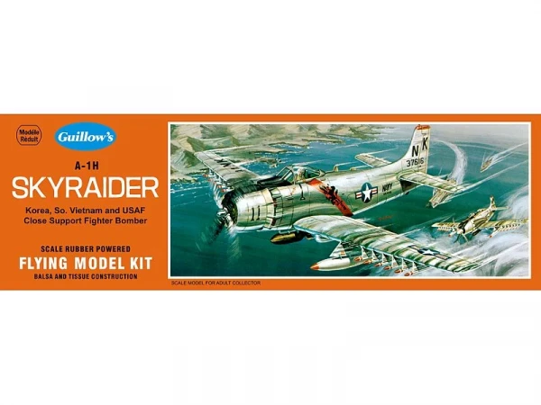 Сборная деревянная модель Самолет Skyraider. Guillows 1:35