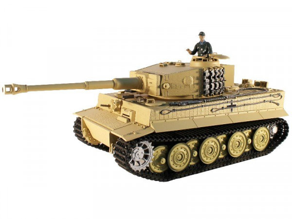 P/У танк Taigen 1/16 Tiger 1 (Германия, поздняя версия) 2.4G RTR песочный