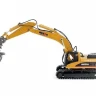 Металлический экскаватор с грейфером HUI NA TOYS 1/50